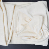 White Shiny Knit Fabric - 58" x 100"