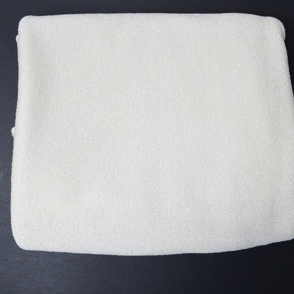 White Shiny Knit Fabric - 58" x 100"