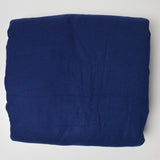 Navy Blue Brushed Flannel Woven Fabric - 44" x 192"