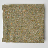 Olive Green Herringbone Tweed Woven Fabric - 60" x 60"