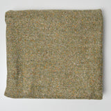 Olive Green Herringbone Tweed Woven Fabric - 60" x 60"