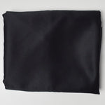 Black Synthetic Matte Satiny Woven Fabric - 40" x 60" + Extra