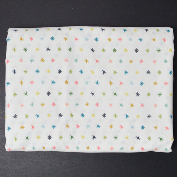 Off-White + Colorful Star Print Woven Fabric - 45" x 140"