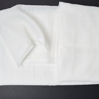 Sheer White Striped Ikea Curtain - 57" x 96"