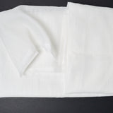 Sheer White Striped Ikea Curtain - 57" x 96"