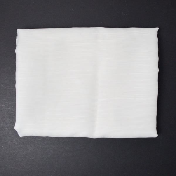 Sheer White Striped Ikea Curtain - 57" x 96"