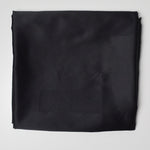 Black Satin Woven Fabric - 60" x 74"