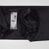 Black Satin Woven Fabric - 60" x 74"