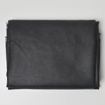 Dark Gray Matte Pleather Fabric - 38" x 56"