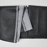 Dark Gray Matte Pleather Fabric - 38" x 56"
