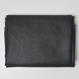 Dark Gray Matte Pleather Fabric - 38" x 56"