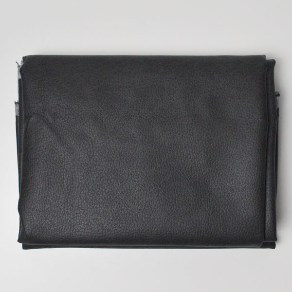 Dark Gray Matte Pleather Fabric - 38" x 56"