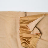Beige Faux Suede Fabric with Satiny Reverse - 57" x 96"