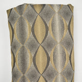 Gray + Gold Woven Upholstery Fabric - 55" x 172"