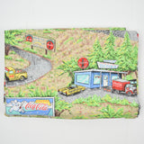 Coca Cola Country Diner Print Quilting Weight Woven Fabric - 44" x 86"