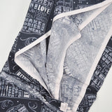 Black + White Kitchen Motivational Mantra Print Quilting Weight Woven Fabric - 42" x 112"