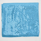Light Blue Metallic Sequin Knit Fabric - 47" x 132"
