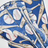 Joe Boxer Baseball Illustration Print Quilting Weight Woven Fabric - 44" x 106"