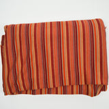 Autumnal Colorful Stripes Knit Fabric - 60" x 90"