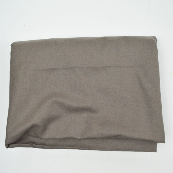 Gray-Green Twill Woven Wool Suiting Fabric - 62" x 96"