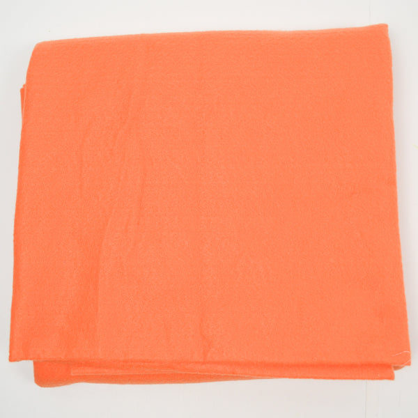 Orange Felt Fabric - 40" x 76"