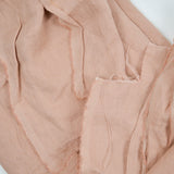 Dusty Pink-Beige Linen-Like Woven Fabric - 56" x 120" - Moth ball smell