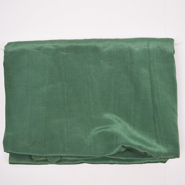 Dark Green Shiny Moire Woven Fabric - 48" x 112" (Damaged)