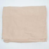 Beige Cotton Blend Jersey Knit Fabric - 60" x 70"