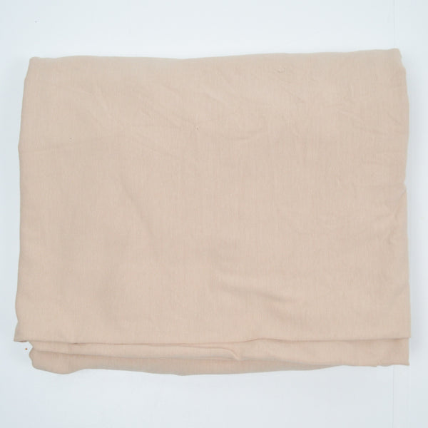 Beige Cotton Blend Jersey Knit Fabric - 60" x 70"