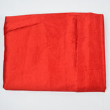 Red Shimmery Stripe Silky Woven Fabric - 29" x 128"