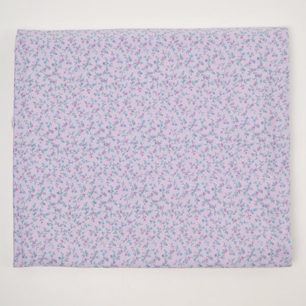 Light Purple Dainty Floral Print Quilting Weight Woven Fabric - 44" x 96"