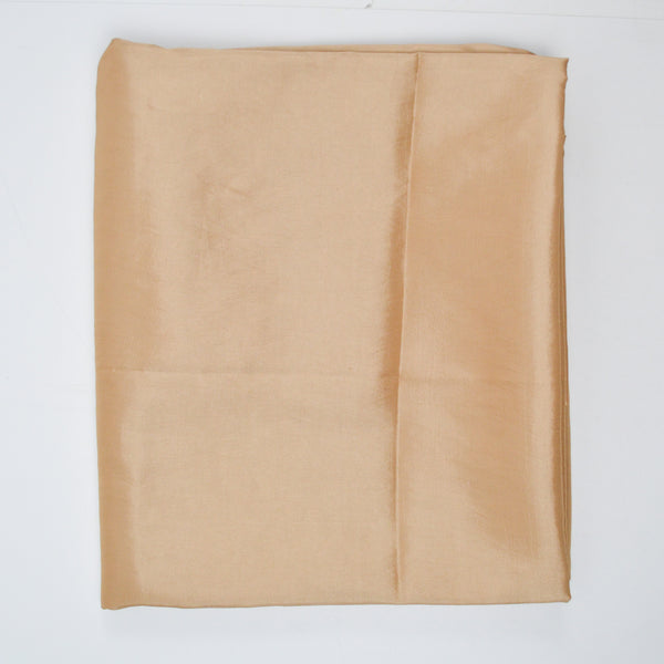 Iridescent Gold Crisp Satiny Woven Fabric - 60" x 124"