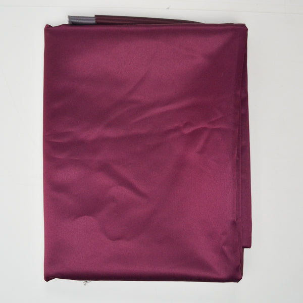 Maroon to Purple-Gray Gradient Satin Woven Fabric - 59" x 144"
