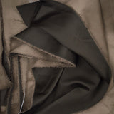 Beige + Dark Brown  Faux Suede Fabric - 56" x 144"