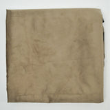 Beige + Dark Brown  Faux Suede Fabric - 56" x 144"
