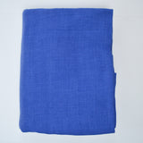 Bright Blue Thick Linen-Like Woven Fabric - 56" x 152"