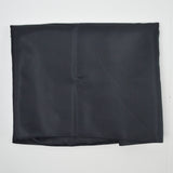 Black Synthetic Woven Fabric - 45" x 232"