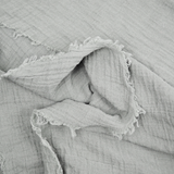 Green Cotton Double Gauze Woven Fabric - 60" x 128"