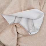 Light Brown Loose-Woven Fabric with White Backing - 58" x 144"