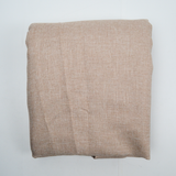 Light Brown Loose-Woven Fabric with White Backing - 58" x 144"