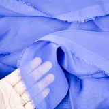 Dark Purple Sheer Chiffon Fabric - 46" x 168"