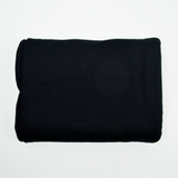 Black Woolly Knit Fabric - 58" x 118"