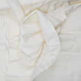 Cream Damask Striped Woven Fabric - 57" x 140"