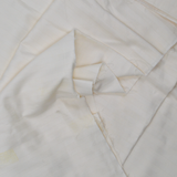 Cream Damask Striped Woven Fabric - 57" x 128"