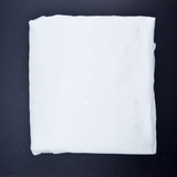 White Shimmery Geometric Damask Woven Fabric - 72" x 344"