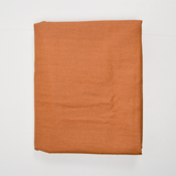Warm Brown Crisp Linen-Like Woven Fabric - 45" x 114"