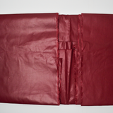 Dark Red Woven Fabric with Stain-Resistant Coating - 49" x 136"