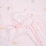 Light Star + Ballerina Bear Print Quilting Weight Woven Fabric - 44" x 60"