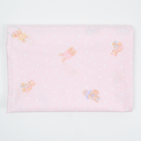 Light Star + Ballerina Bear Print Quilting Weight Woven Fabric - 44" x 60"