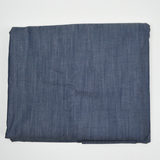 Dark Blue Lightweight Twill Woven Shirting Fabric - 58" x 148"